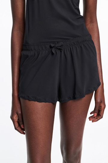 Dorothee Schumacher Technical jersey lingerie shorts pure black