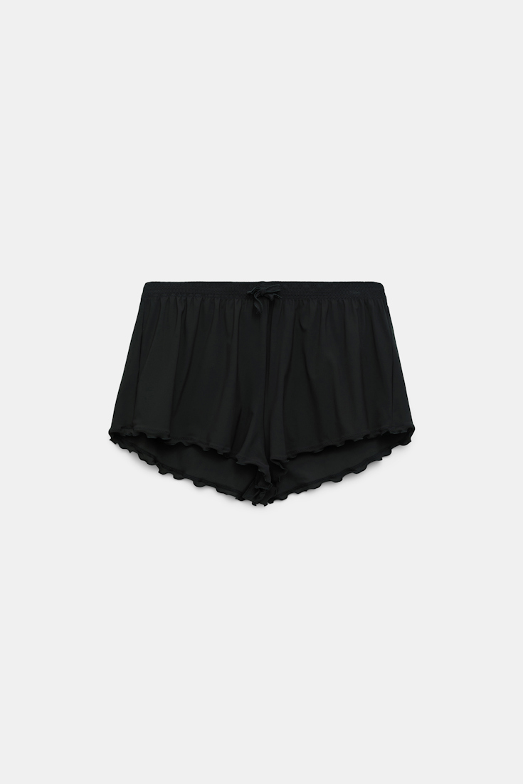 Dorothee Schumacher Technical jersey lingerie shorts pure black