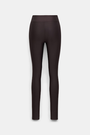 Dorothee Schumacher Leggings with side panel dark chocolate