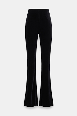 Dorothee Schumacher Stretch velvet flares pure black