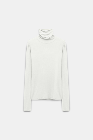 Dorothee Schumacher Long sleeve turtleneck eggshell