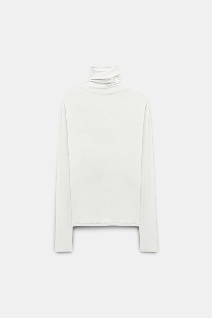 Dorothee Schumacher Long sleeve turtleneck eggshell