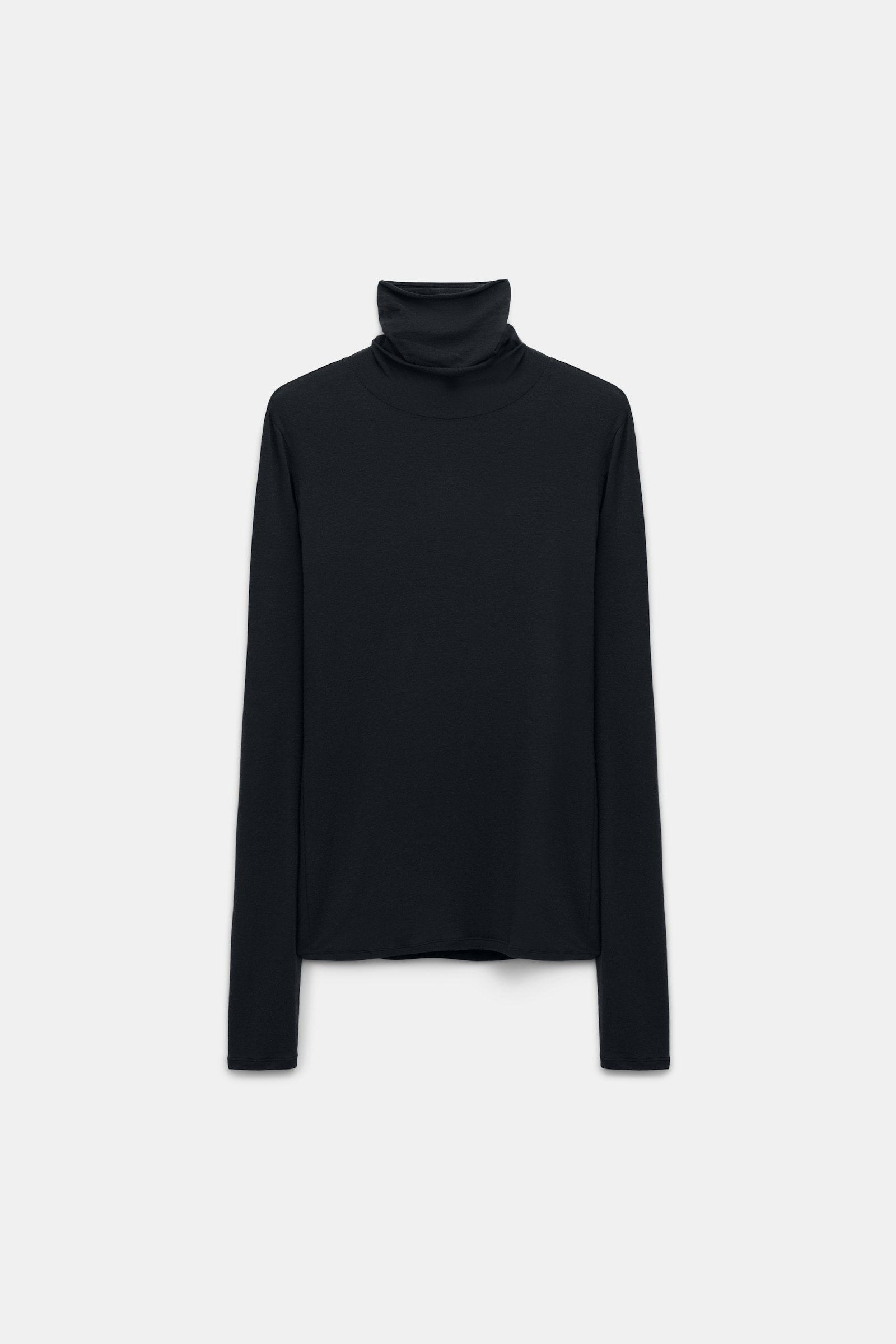Dorothee Schumacher Long sleeve turtleneck pure black