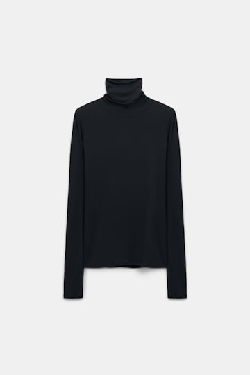 Dorothee Schumacher Long sleeve turtleneck pure black