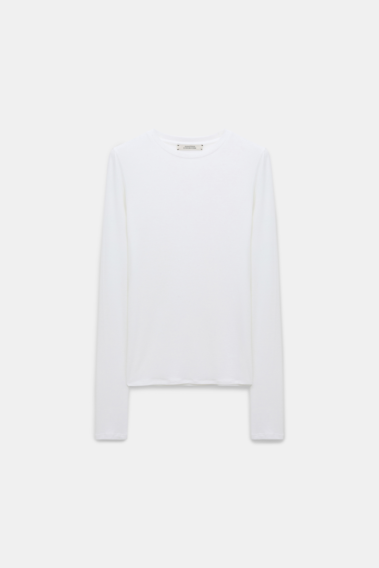 Dorothee Schumacher Long sleeve T-shirt eggshell