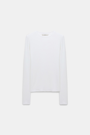 Dorothee Schumacher Long sleeve T-shirt eggshell