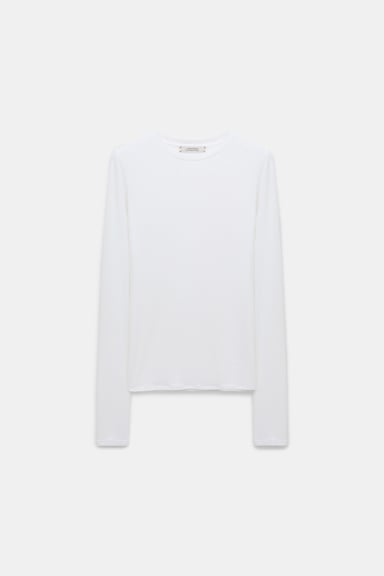 Dorothee Schumacher Long sleeve T-shirt eggshell