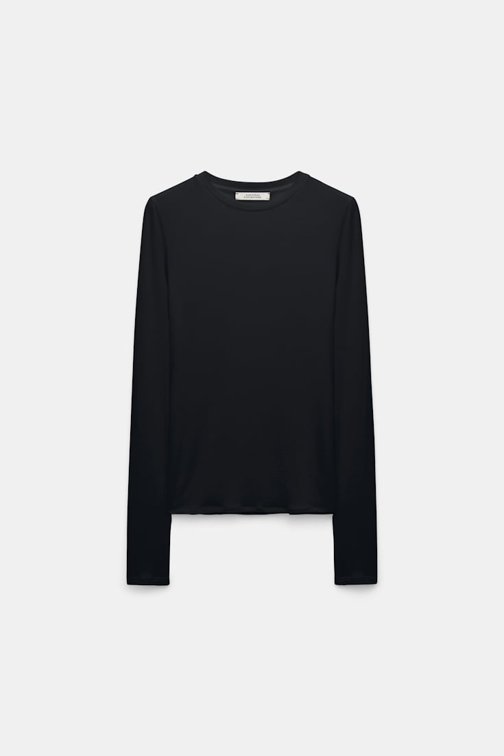 Dorothee Schumacher Long sleeve T-shirt pure black