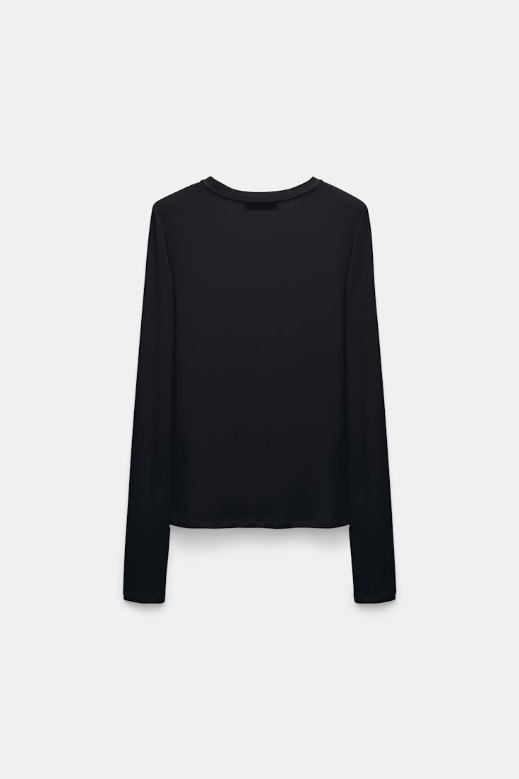 Dorothee Schumacher Long sleeve T-shirt pure black
