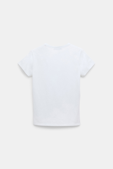 Dorothee Schumacher T-shirt with "CHERI CHERI" print camellia white