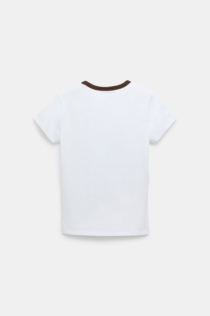 Dorothee Schumacher T-shirt with "CHERI CHERI" print camellia white