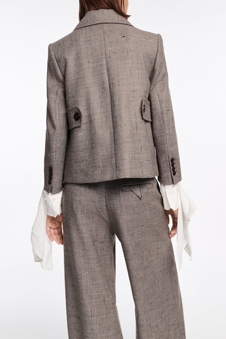 Dorothee Schumacher Boxy Blazer pepper & chocoloate