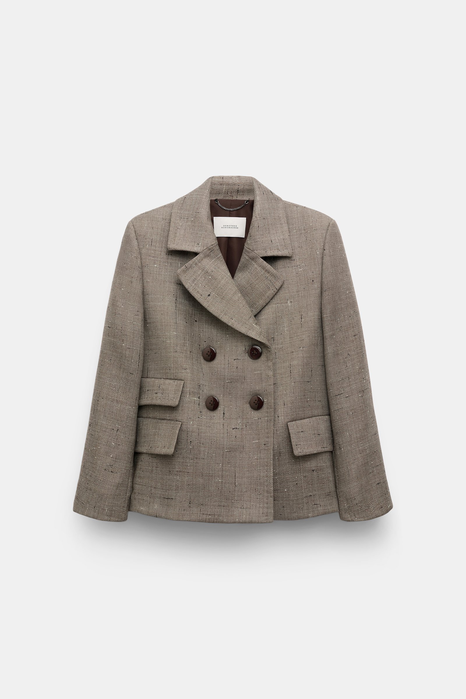 Dorothee Schumacher Boxy Blazer pepper & chocoloate