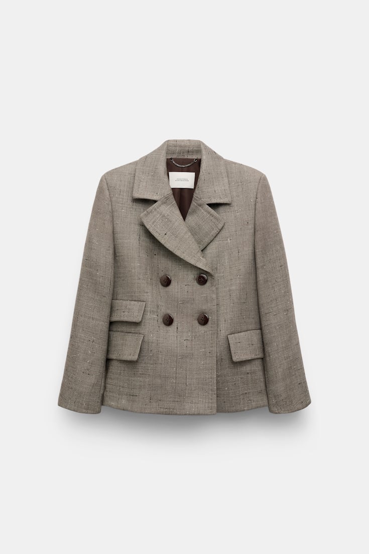 Dorothee Schumacher Boxy Blazer pepper & chocoloate