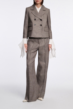 Dorothee Schumacher Hose mit weitem Bein pepper & chocoloate