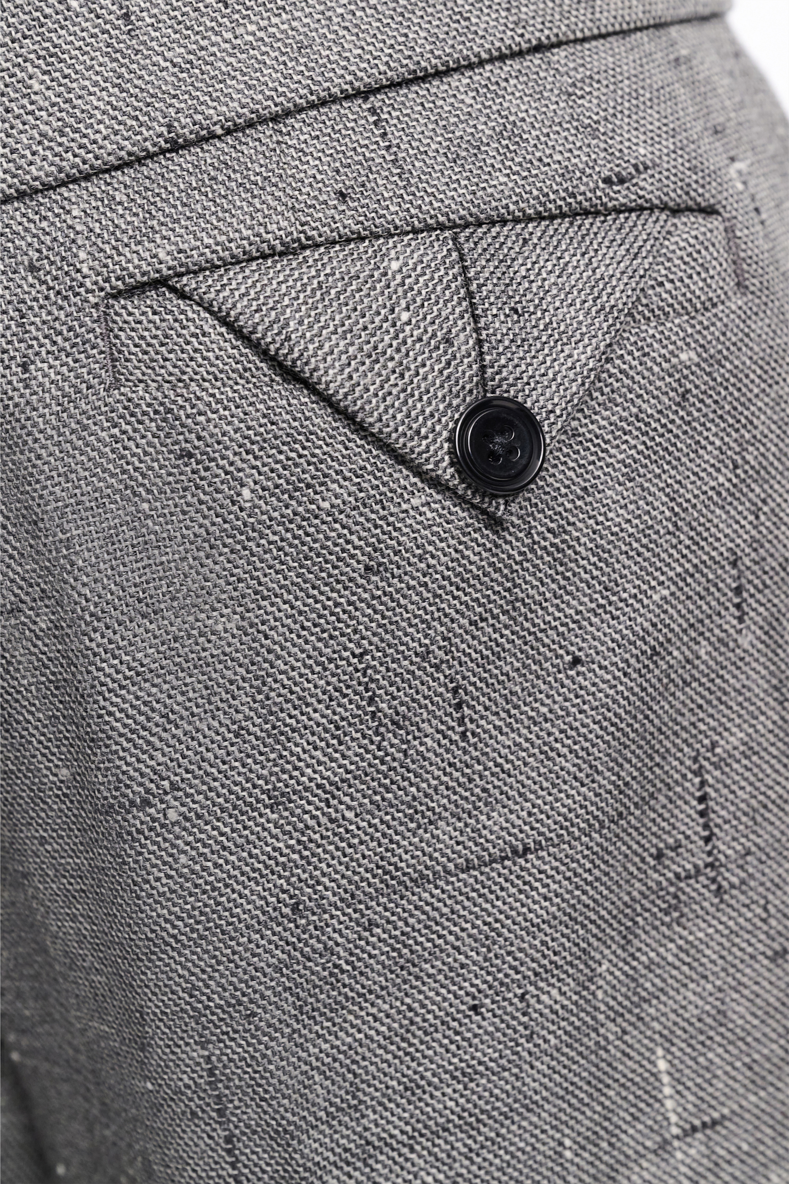 Dorothee Schumacher Wide leg pants in virgin wool pepper & salt