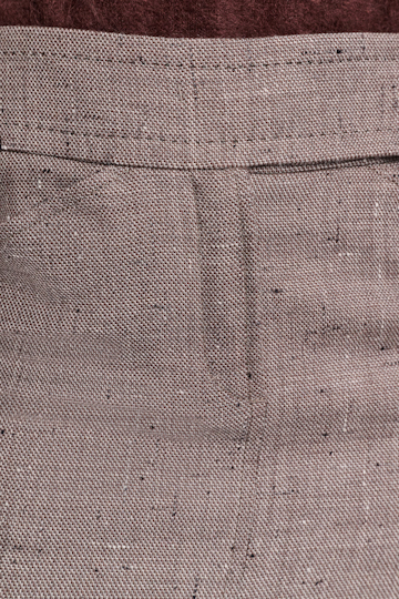 Dorothee Schumacher Pencil skirt in virgin wool pepper & chocolate