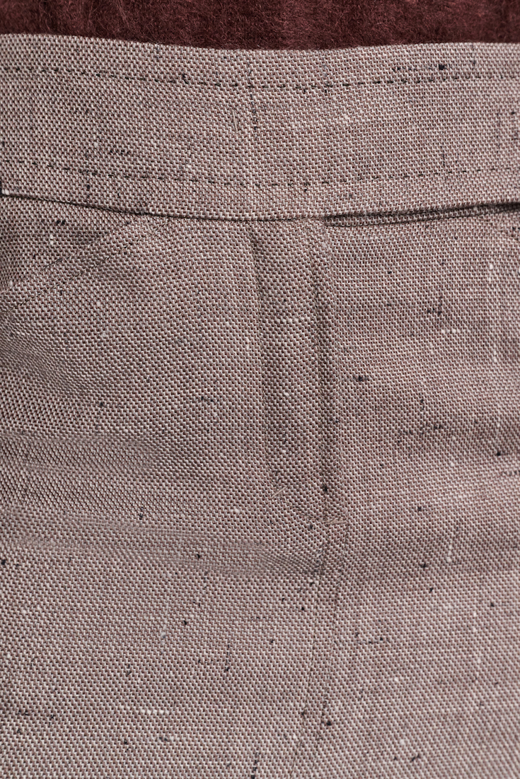 Dorothee Schumacher Pencil skirt in virgin wool pepper & chocoloate