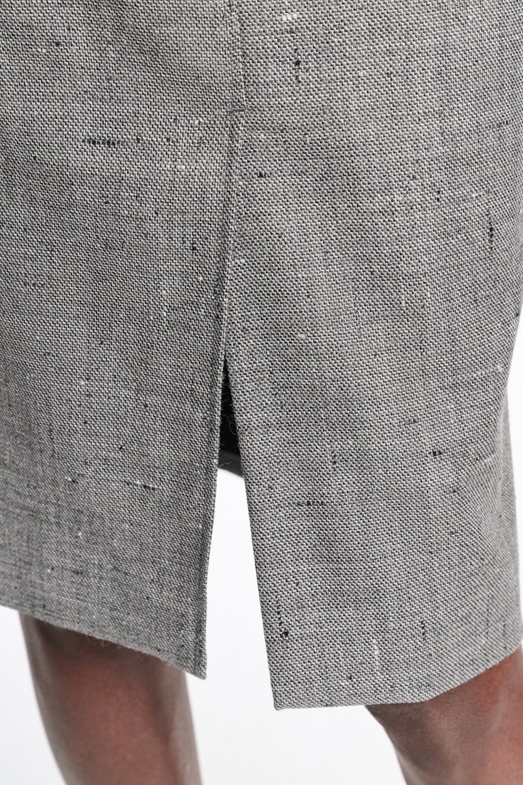 Dorothee Schumacher Pencil skirt in virgin wool pepper & salt