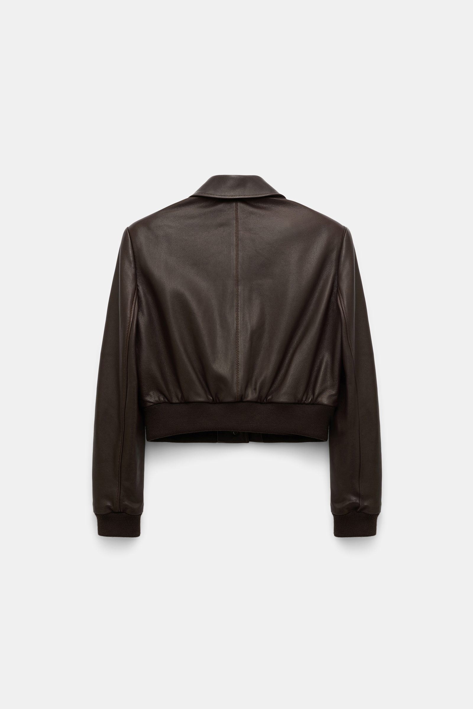 Dorothee Schumacher Mini-Lederblouson black chocolate