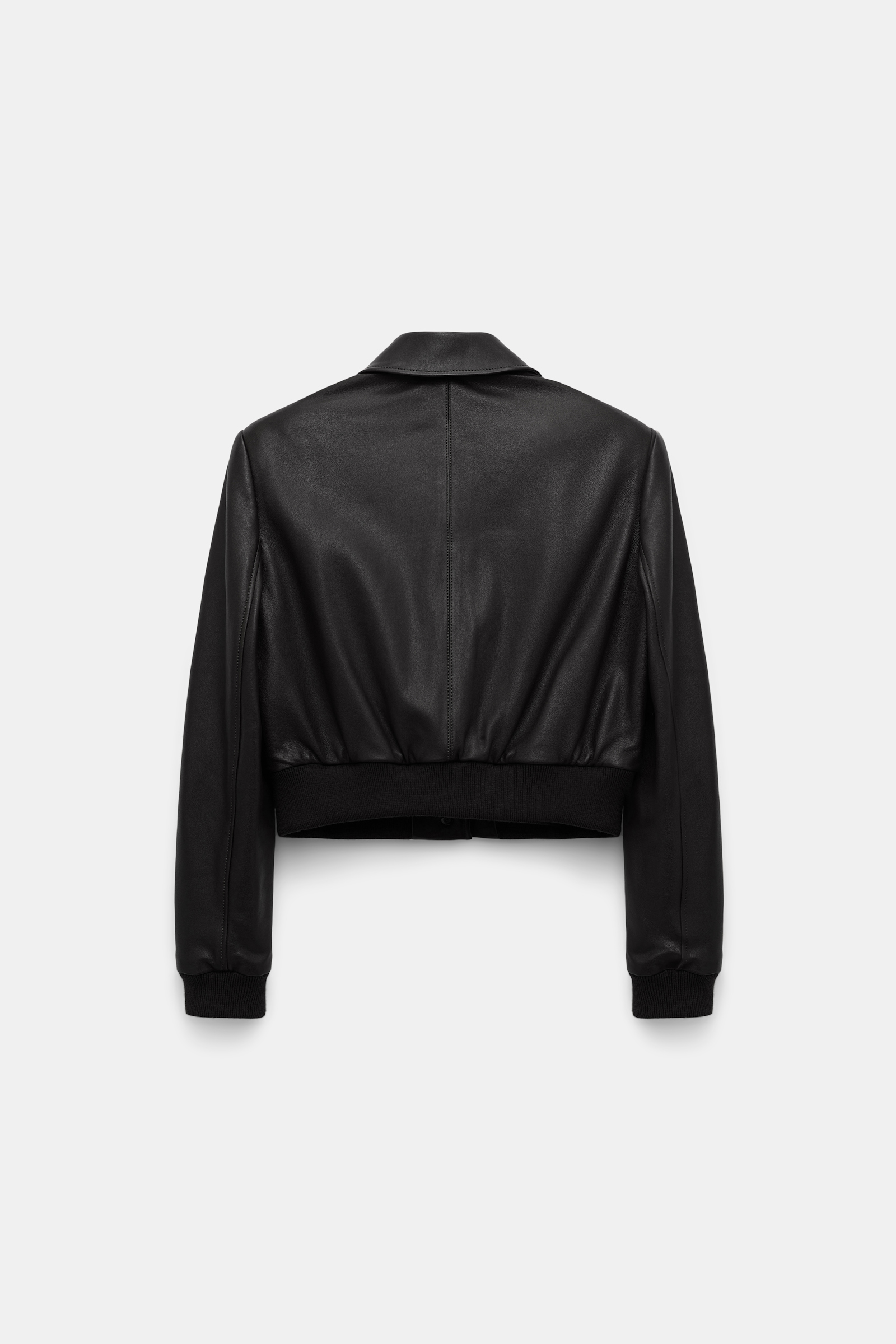 Dorothee Schumacher Mini-Lederblouson pure black