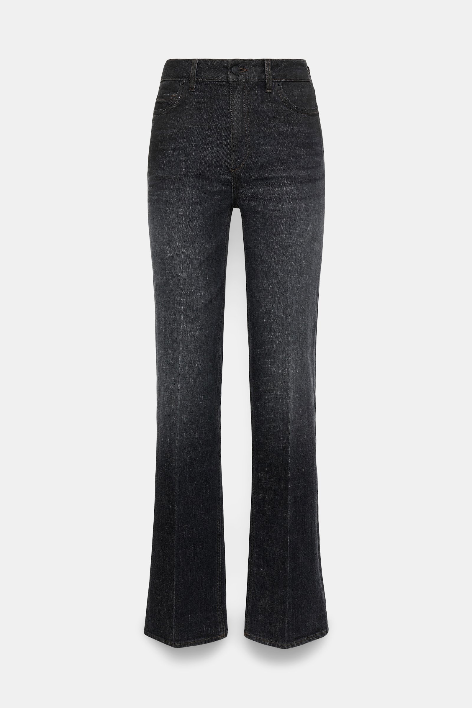 Dorothee Schumacher Long, straight leg jeans stone black denim