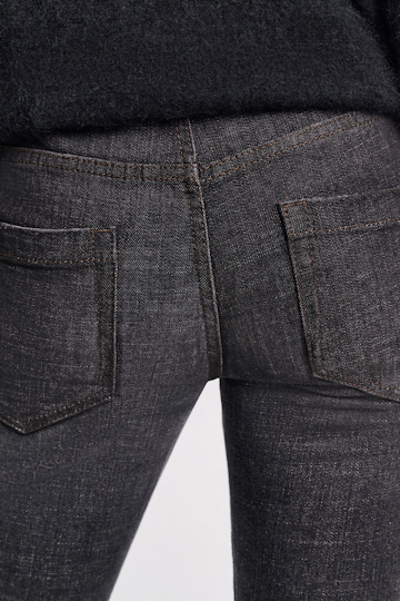 Dorothee Schumacher Long, skinny leg jeans stone black denim