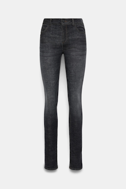 Dorothee Schumacher Long, skinny leg jeans stone black denim