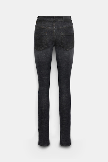 Dorothee Schumacher Long, skinny leg jeans stone black denim