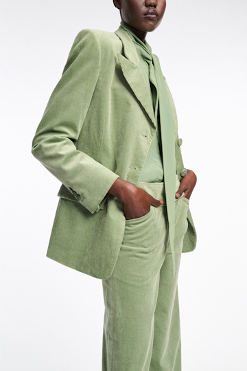 Dorothee Schumacher Corduroy blazer mistletoe