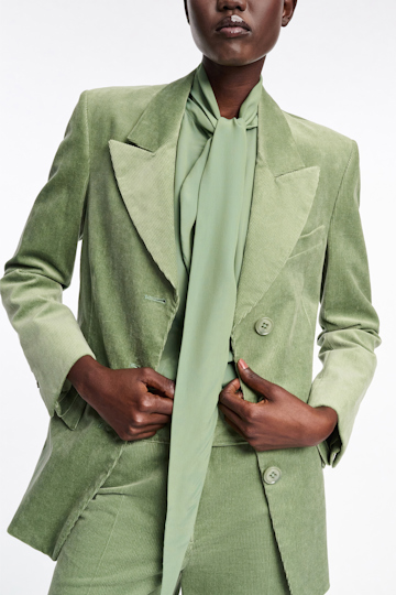 Dorothee Schumacher Corduroy blazer mistletoe