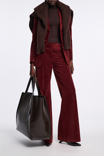 Dorothee Schumacher Corduroy blazer maroon