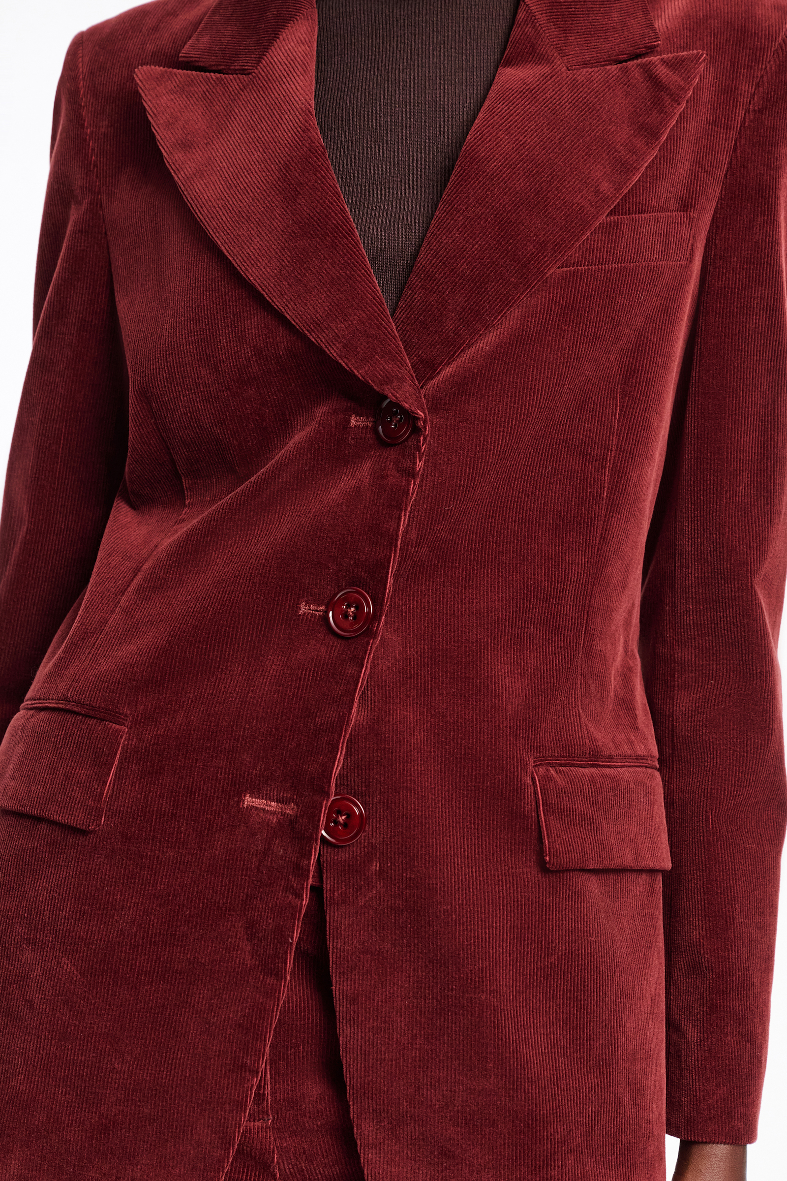 Dorothee Schumacher Cord Blazer maroon