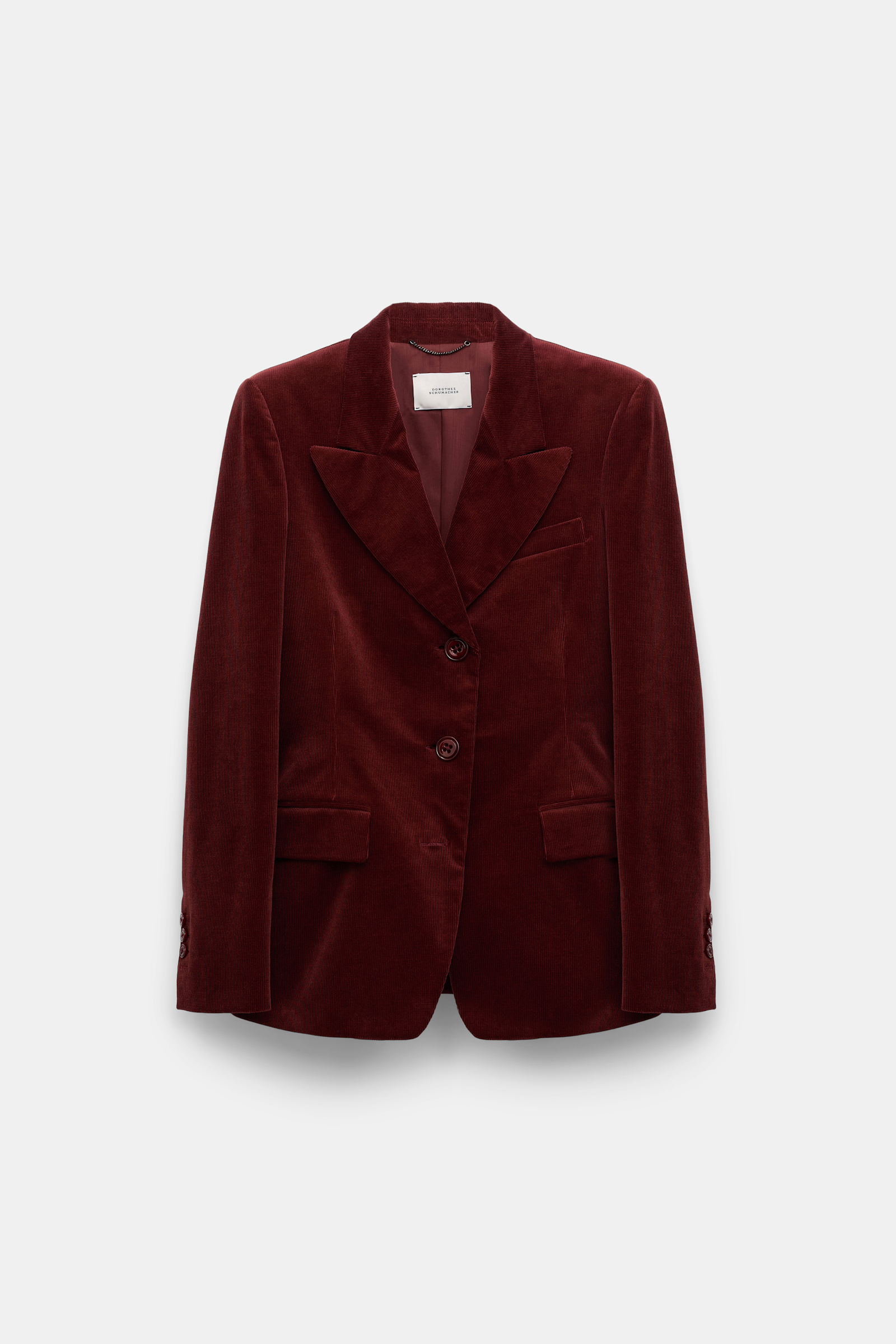 Dorothee Schumacher Cord Blazer maroon