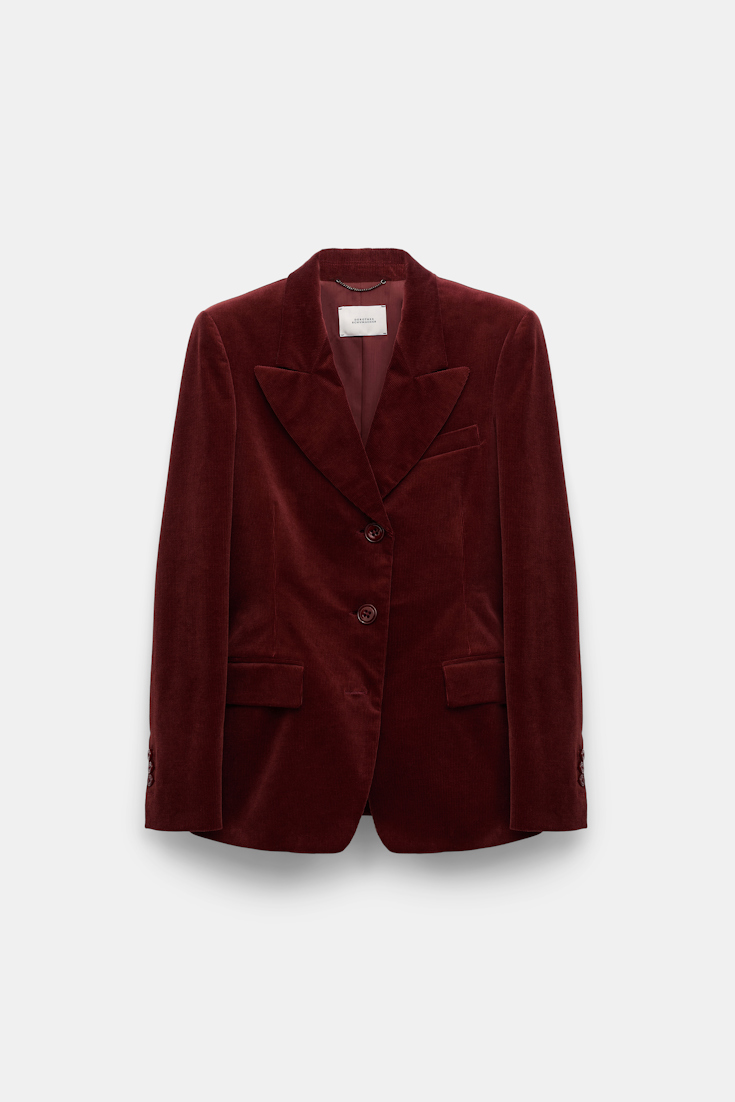 Dorothee Schumacher Cord Blazer maroon
