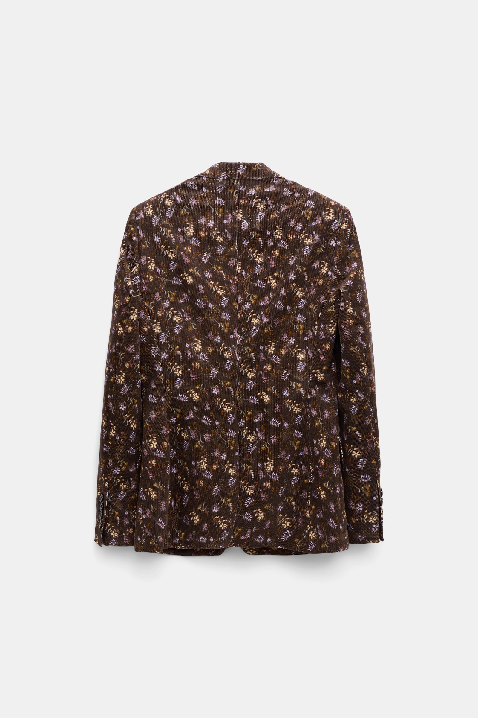 Dorothee Schumacher Floral print blazer winter blossom very dark brown