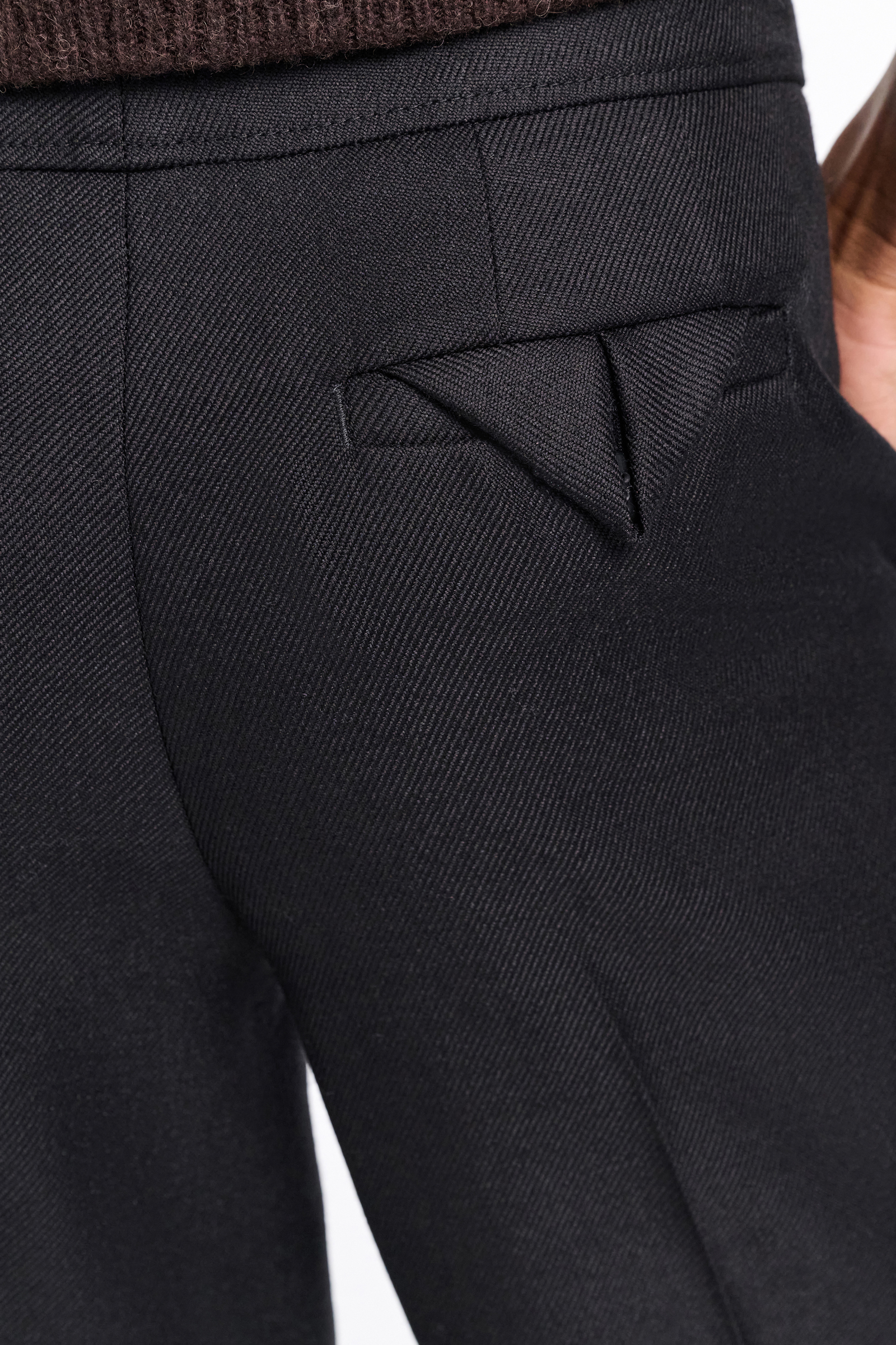 Dorothee Schumacher Hose mit weitem Bein pure black
