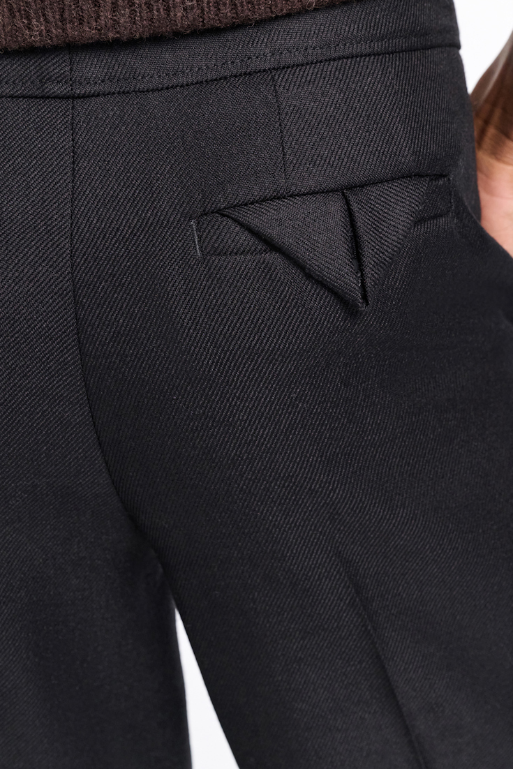 Dorothee Schumacher Hose mit weitem Bein pure black