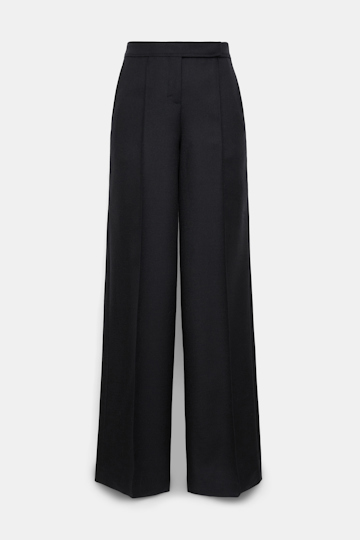Dorothee Schumacher Hose mit weitem Bein pure black