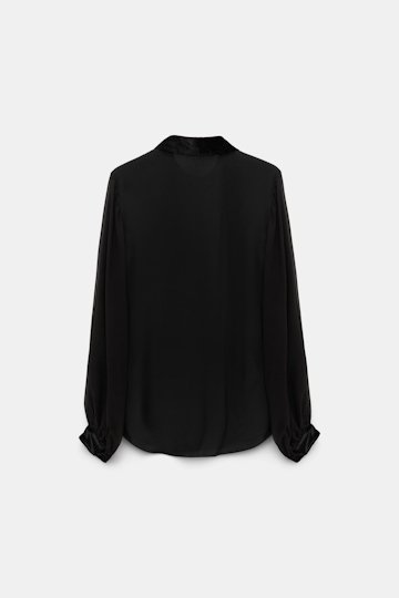 Dorothee Schumacher Material mix blouse pure black