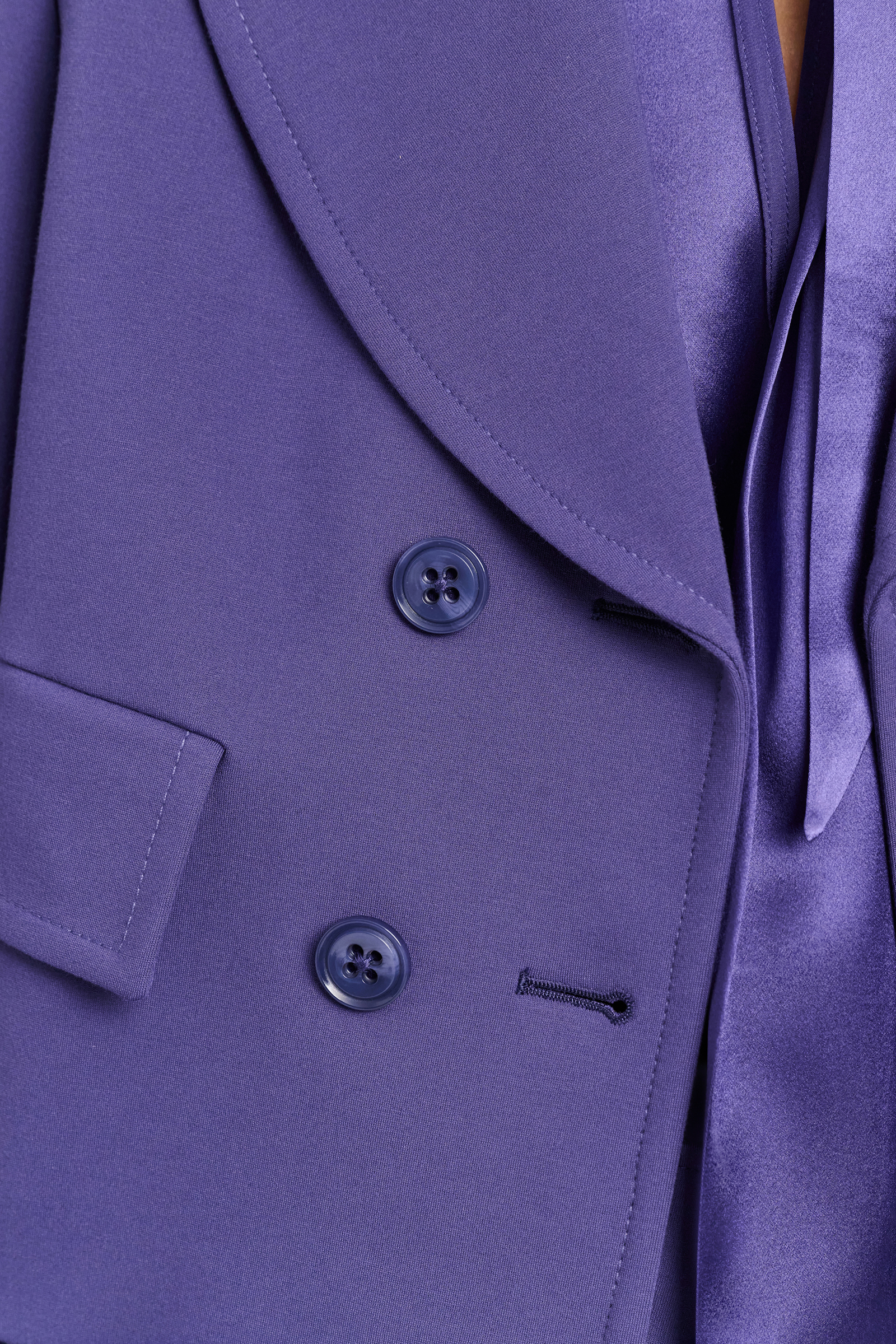 Dorothee Schumacher Cropped blazer in Punto Milano iris