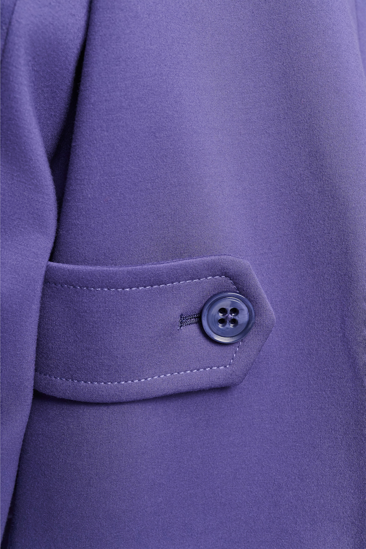 Dorothee Schumacher Cropped blazer in Punto Milano iris