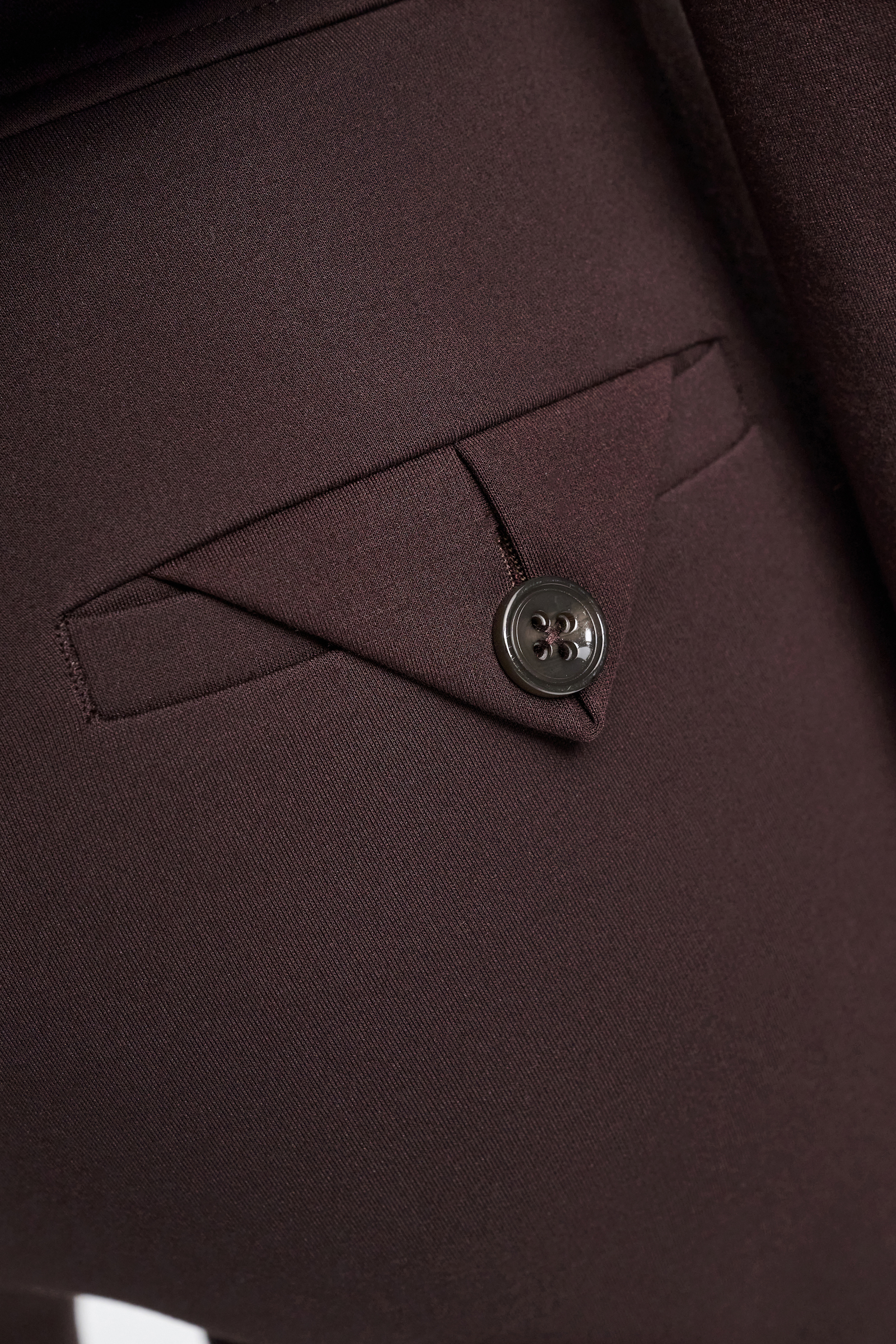Dorothee Schumacher Hose mit weitem Bein aus Punto Milano dark chocolate