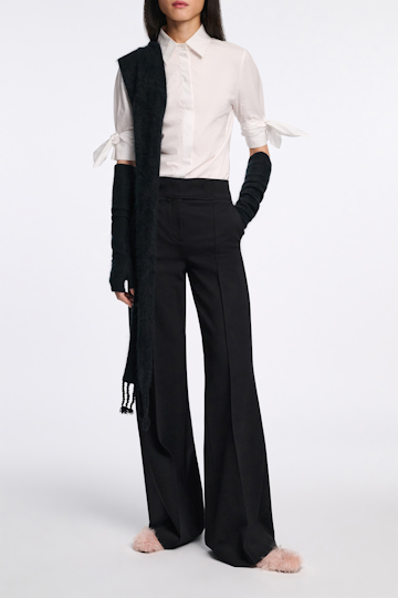 Dorothee Schumacher Wide leg pants in Punto Milano pure black