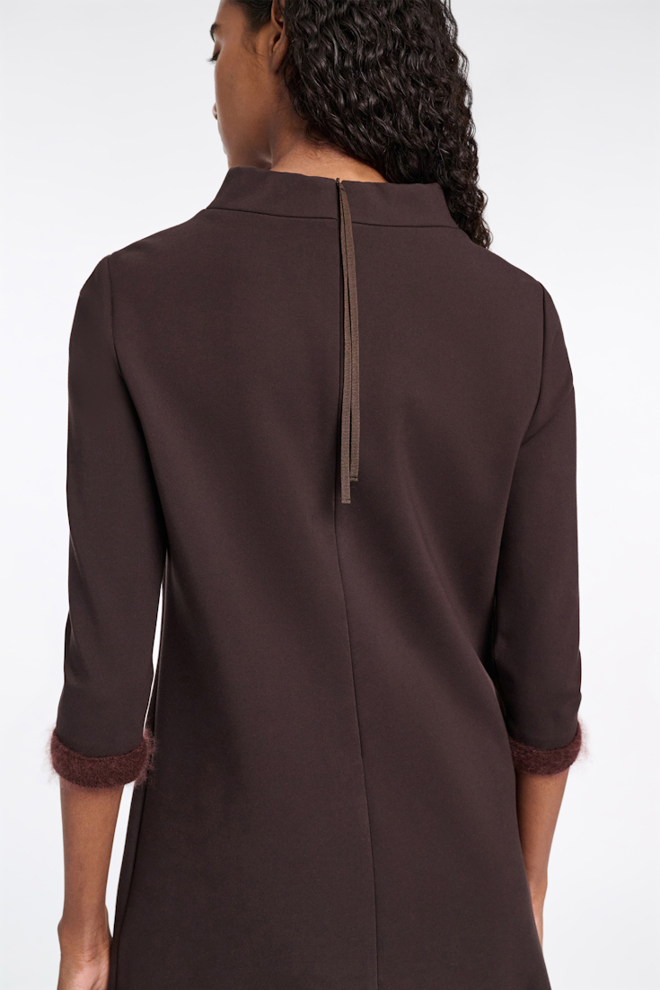 Dorothee Schumacher Shiftkleid aus Punto Milano dark chocolate
