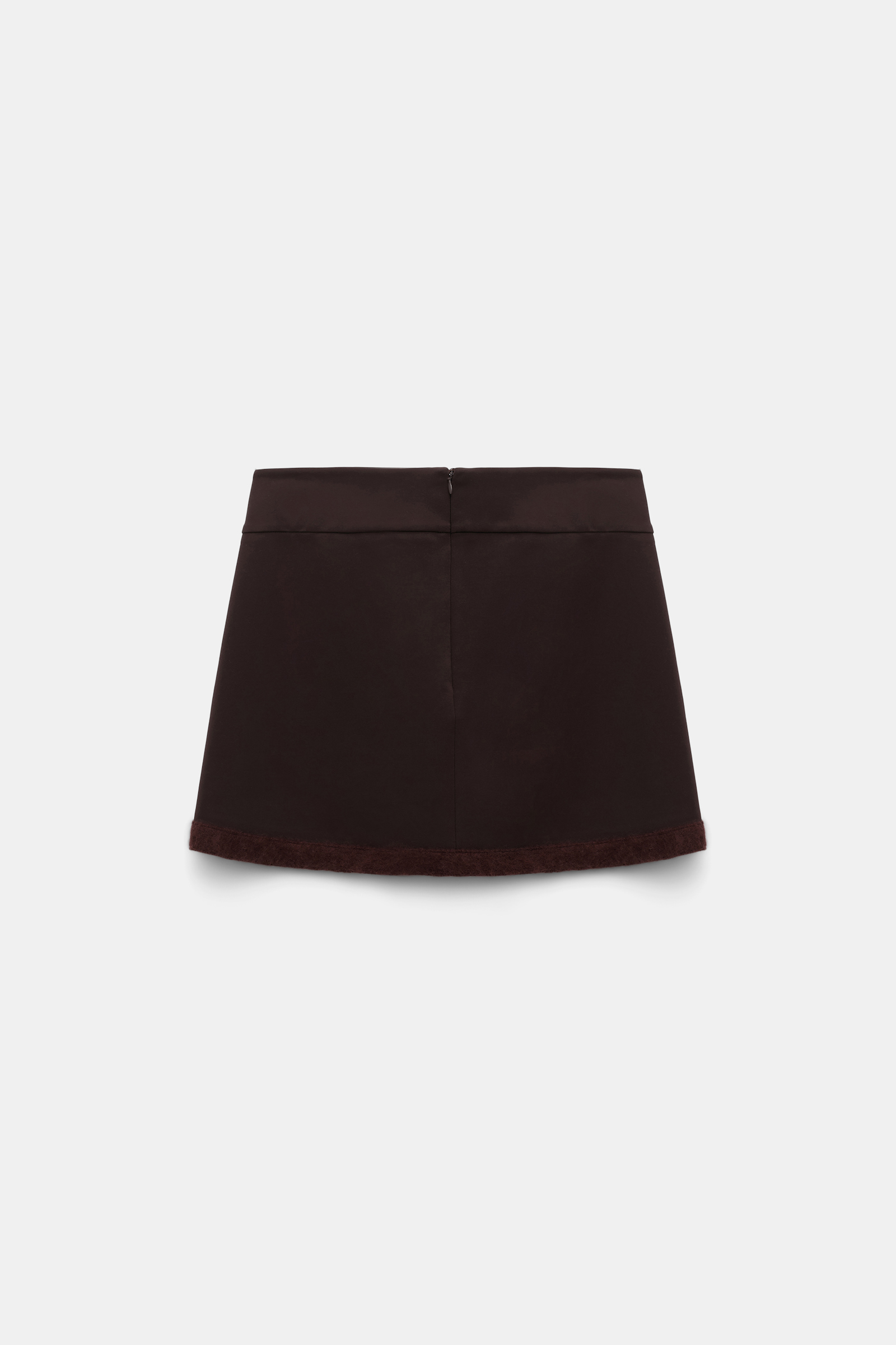 Dorothee Schumacher Miniskirt in Punto Milano dark chocolate