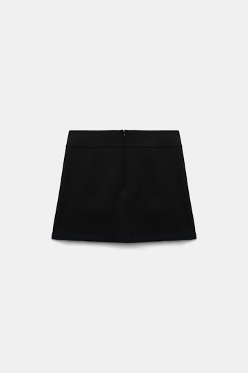 Dorothee Schumacher Miniskirt in Punto Milano pure black