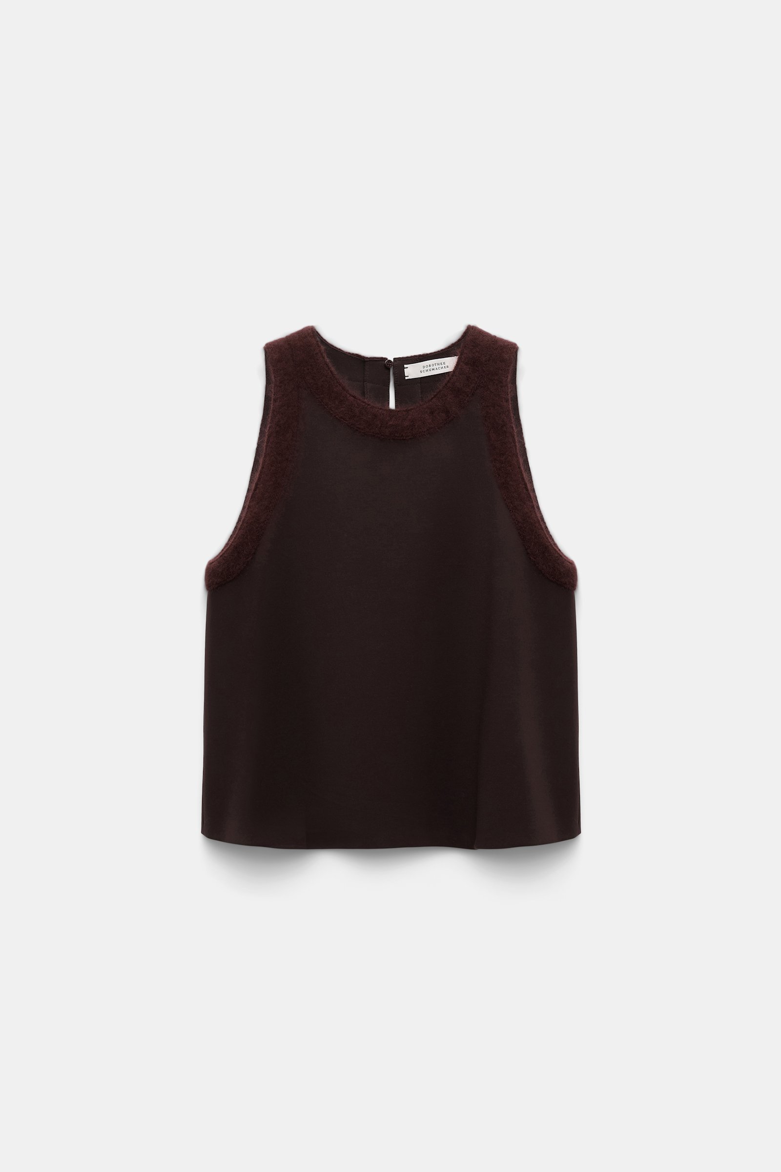 Dorothee Schumacher Shell in Punto Milano dark chocolate