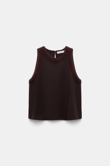 Dorothee Schumacher Shell in Punto Milano dark chocolate