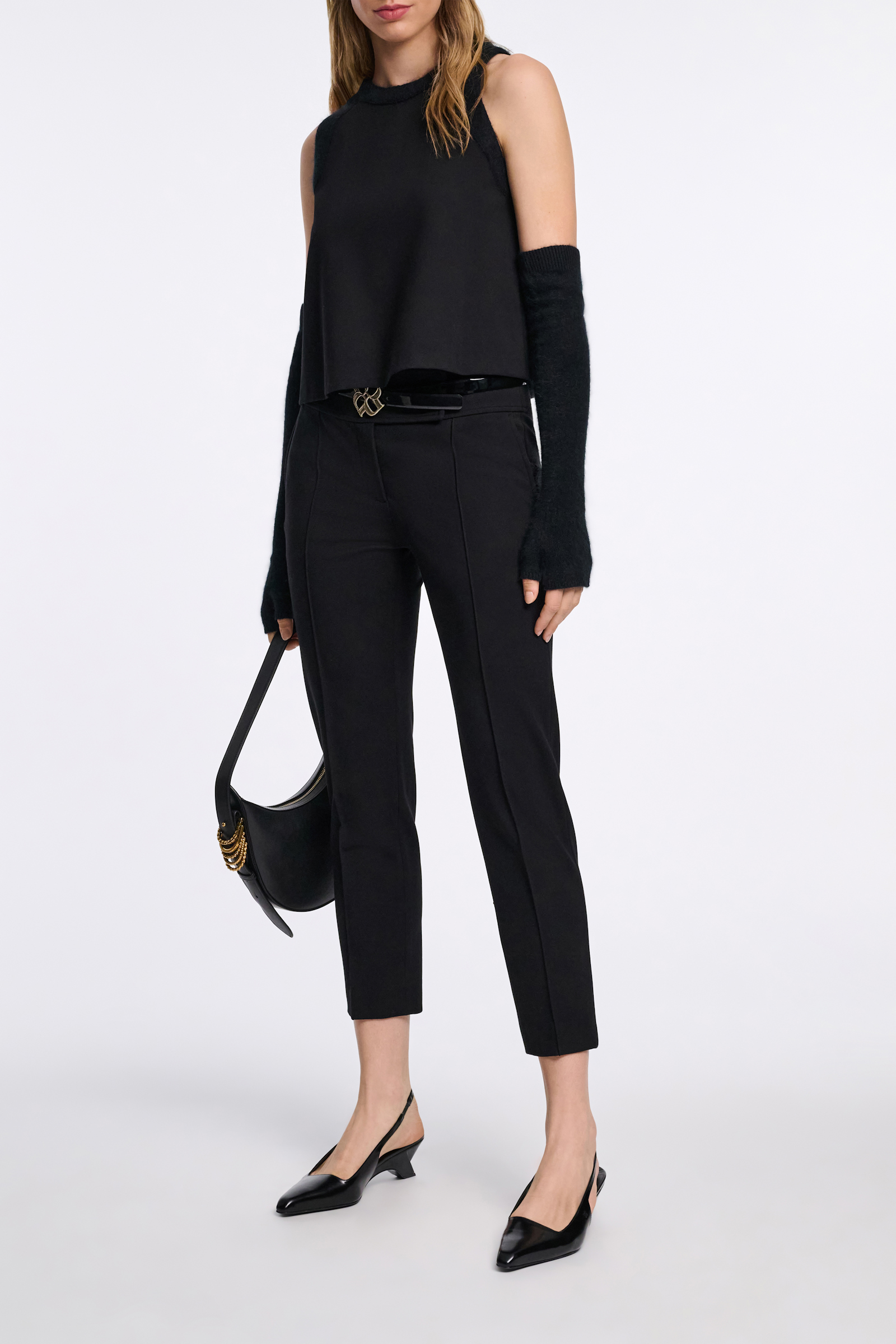 Dorothee Schumacher Shell in Punto Milano pure black